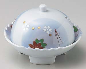 【まとめ買い10個セット品】和食器 ミ103-138 錦曙蓋向【キャンセル/返品不可】【厨房館】