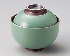 【まとめ買い10個セット品】和食器 ト109-258 ヒスイ錆巻円菓子碗(大)【キャンセル/返品不可】【厨房館】