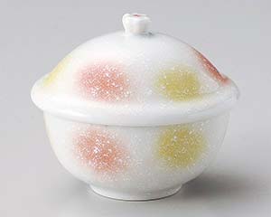 【まとめ買い10個セット品】和食器 タ112-018 橙黄姫蓋物【キャンセル/返品不可】【厨房館】