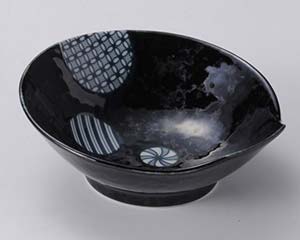 【まとめ買い10個セット品】和食器 ハ120-318 丸小紋とんすい【キャンセル/返品不可】【厨房館】