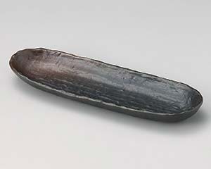 和食器 ヤ132-168 新黒備前トレー皿【厨房館】