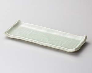 【まとめ買い10個セット品】和食器 ロ132-148 うすみどり 突出皿【キャンセル/返品不可】【厨房館】