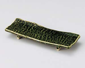 【まとめ買い10個セット品】和食器 ト126-148 織部まな板突出皿【キャンセル/返品不可】【厨房館】