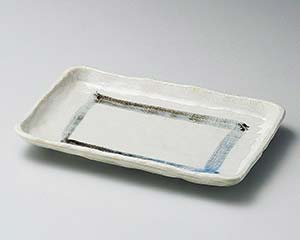 【まとめ買い10個セット品】和食器 ト148-018 おふけ長角焼物皿【キャンセル/返品不可】【厨房館】