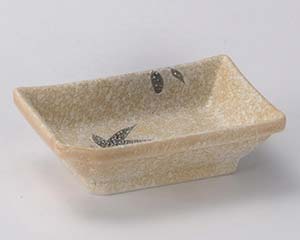 【まとめ買い10個セット品】和食器 ヤ151-088 石焼織部笹長角千代口【キャンセル/返品不可】【厨房館】