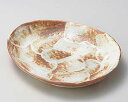 和食器 イ168-068 南蛮志野楕円 大皿【厨房館】