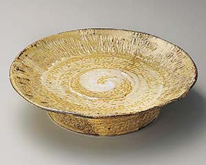 和食器 イ173-098 粉引高台尺寸皿【厨房館】