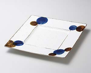 【まとめ買い10個セット品】和食器 タ184-158 アークブループリムプレートS【キャンセル/返品不可】【厨房館】