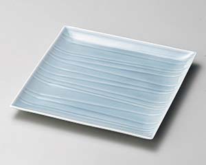 【まとめ買い10個セット品】和食器 ホ188-198 薄墨青磁15cm正角皿【キャンセル/返品不可】【厨房館】