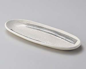 【まとめ買い10個セット品】和食器 オ197-178 粉引刷毛目フェスタ皿(小)【キャンセル/返品不可】【厨房館】