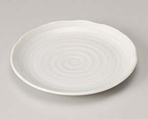 【まとめ買い10個セット品】和食器 ハ212-248 粉引釉7.0皿【キャンセル/返品不可】【厨房館】