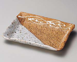 【まとめ買い10個セット品】和食器 ロ223-118 一珍塗分長角銘々皿【キャンセル/返品不可】【厨房館】