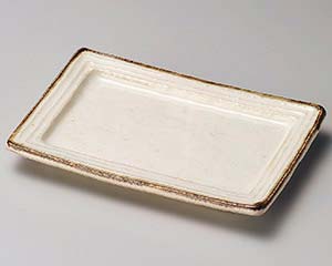 和食器 ホ223-078 渕錆白水晶銘々皿【厨房館】