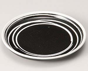 【まとめ買い10個セット品】和食器 イ228-548 天目潮騒4.0皿【キャンセル/返品不可】【厨房館】