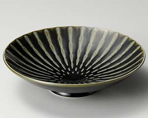 【まとめ買い10個セット品】和食器 ア249-108 竹林織部28cm高台盛鉢【キャンセル/返品不可】【厨房館】