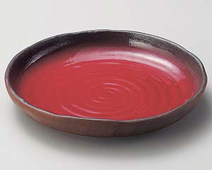 和食器 ロ252-038 ぬくもり丸10.0浅鉢【厨房館】