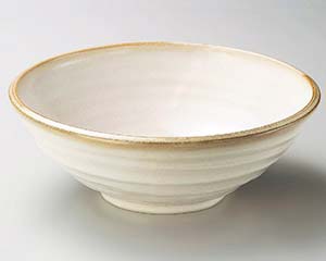 【まとめ買い10個セット品】和食器 ハ259-018 粉引荒引大鉢【キャンセル/返品不可】【厨房館】