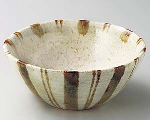 【まとめ買い10個セット品】和食器 ユ268-338 白砂錆十草4.5鉢【キャンセル/返品不可】【厨房館】