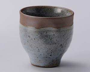 【まとめ買い10個セット品】和食器 ユ283-078 備前唐津 長ぐい呑【キャンセル/返品不可】【厨房館】