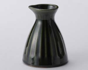 【まとめ買い10個セット品】和食器 テ284-028 織部菊割小徳利【キャンセル/返品不可】【厨房館】