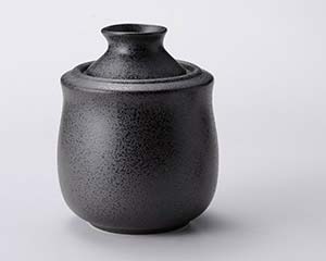 【まとめ買い10個セット品】和食器 ト285-068 黒結晶酒ポット(小)【キャンセル/返品不可】【厨房館】