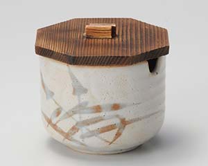 【まとめ買い10個セット品】和食器 ミ299-298 新志野芦ソース入(木ブタ付)【キャンセル/返品不可】【厨房館】