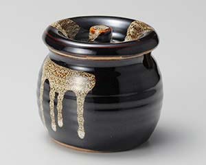 【まとめ買い10個セット品】和食器 オ299-238 天目口切かめミニ【キャンセル/返品不可】【厨房館】