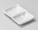 【まとめ買い10個セット品】和食器 ロ305-128 ウノフネリ込二品皿【キャンセル/返品不可】【厨房館】