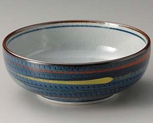 【まとめ買い10個セット品】和食器 オ318-248 三色ライン6.0浅口ボール【キャンセル/返品不可】【厨房館】