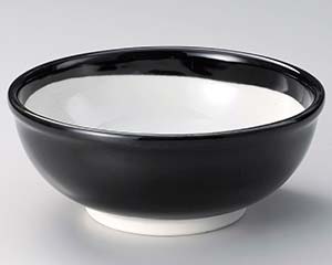 【まとめ買い10個セット品】和食器 タ319-228 黒釉中白7.0ボール【キャンセル/返品不可】【厨房館】