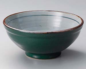 【まとめ買い10個セット品】和食器 オ325-078 グリーンマット玉渕6.0丼【キャンセル/返品不可】【厨房館】