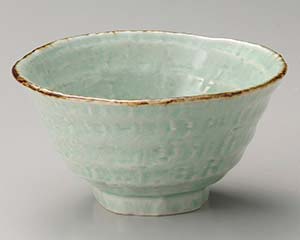 【まとめ買い10個セット品】和食器 ト340-288 翠玉ロクベ茶碗(大)【キャンセル/返品不可】【厨房館】