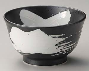 【まとめ買い10個セット品】和食器 カ341-288 刷毛巻黒かきこみ並丼【キャンセル/返品不可】【厨房館】