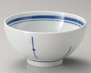 【まとめ買い10個セット品】和食器 ミ340-388 水玉十草 なごみ丼【キャンセル/返品不可】【厨房館】