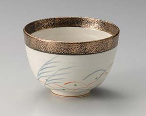 【まとめ買い10個セット品】和食器 ミ350-018 秋草金タタキ多用小丼【キャンセル/返品不可】【厨房館】