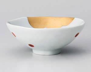 【まとめ買い10個セット品】和食器 ミ372-048 金波朱水玉平茶碗(小)【キャンセル/返品不可】【厨房館】