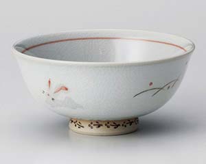 【まとめ買い10個セット品】和食器 ア373-388 粉引ウサギ中平【キャンセル/返品不可】【厨房館】