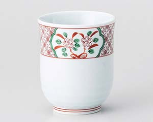 【まとめ買い10個セット品】和食器 ウ377-148 金丸紋長湯呑【キャンセル/返品不可】【厨房館】