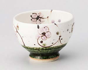 【まとめ買い10個セット品】和食器 ハ387-248 織部花唐草ゆったり碗【キャンセル/返品不可】【厨房館】