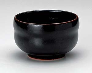 【まとめ買い10個セット品】和食器 カ392-188 黒釉ひさご抹茶(小)【キャンセル/返品不可】【厨房館】