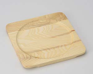 【まとめ買い10個セット品】和食器 ワ417-208 白木正角木台Iφ220【キャンセル/返品不可】【厨房館】