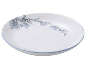 【まとめ買い10個セット品】和食器 オ475-128 清彩つた 丸6.0皿【キャンセル/返品不可】【厨房館】