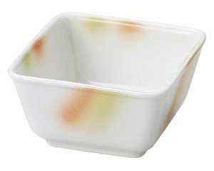 【まとめ買い10個セット品】和食器 テ474-608 萌(もえ) 角小鉢(小)【キャンセル/返品不可】【厨房館】