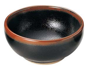 【まとめ買い10個セット品】和食器 ユ438-268 柚子天目 丸4.5ボール【キャンセル/返品不可】【厨房館】