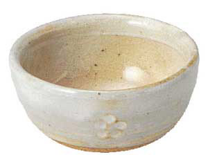 【まとめ買い10個セット品】和食器 ミ013-048 手造り粉引華紋(土物)丸千代口【キャンセル/返品不可】【厨房館】