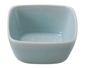【まとめ買い10個セット品】和食器 イ445-318 青白磁唐草 4.0角鉢【キャンセル/返品不可】【厨房館】