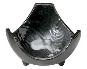 【まとめ買い10個セット品】和食器 ト441-318 鉄結晶 流水小付【キャンセル/返品不可】【厨房館】