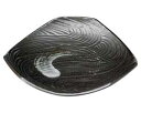 【まとめ買い10個セット品】和食器 ト441-358 鉄結晶 流水5.0三角皿【キャンセル/返品不可】【厨房館】(3)