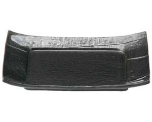 和食器 ト441-418 鉄結晶 9.0長角四方皿【厨房館】