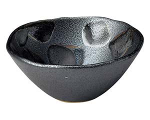【まとめ買い10個セット品】和食器 ロ430-248 黒市松 盛り鉢(小)【キャンセル/返品不可】【厨房館】